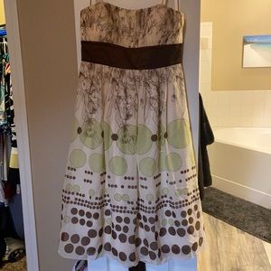 BCBG strapless dress. Size 12. Worn once.